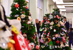 Выставка "Фейерверк новогодних игрушек" установлена в Государственной Думе